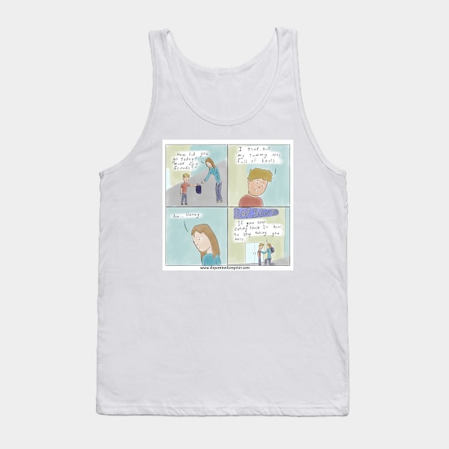 Tummy full of knots webcomic Tank Top by DopamineDumpster